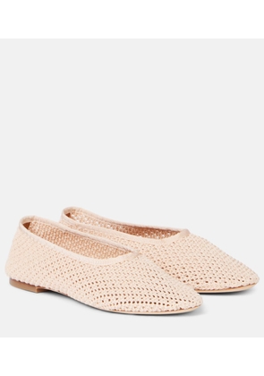 Staud Alba crochet ballet flats