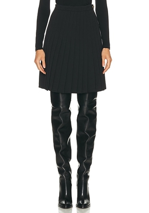 Burberry Eleonora Pleated Skirt in Black - Black. Size 0 (also in 4, 6).
