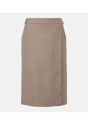 Stella McCartney Houndstooth wool pencil skirt