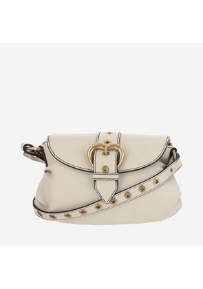 Pinko Jolene Small Shoulder Bag With Heart Buckle