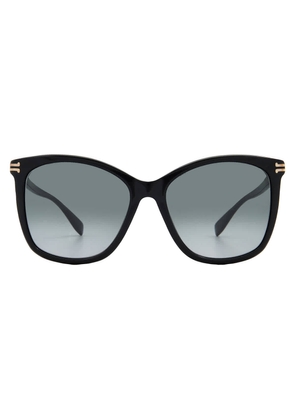 Marc Jacobs Dark Gray Shaded Square Ladies Sunglasses MJ 1106/S 807 54