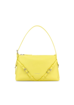 Givenchy Yellow Leather Mini Voyou Shoulder Bag