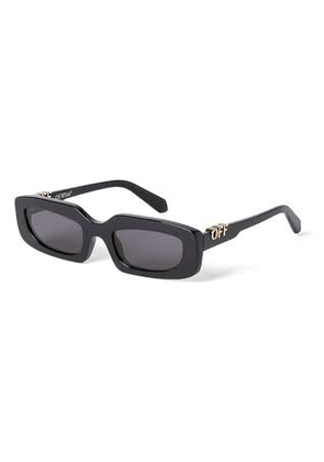 Off-White RENTON Dark Grey Rectangular Unisex Sunglasses OERI13C 1007 52
