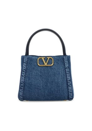 Valentino Garavani Denim Small Alltime Handbag
