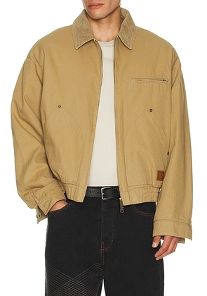 After Pray Neo Washed Work Blouson in Beige - Brown. Size L (also in ).
