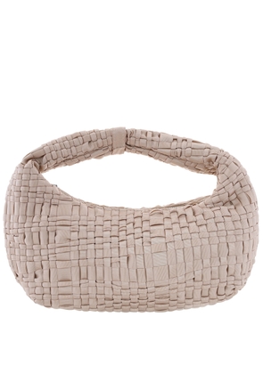 Maria La Rosa Rebirth Woven Ribbon Top-Handle Bag