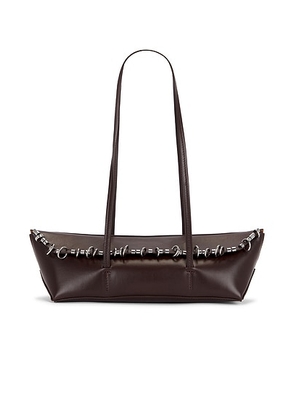 Christopher Esber Gondola Pierced Mini Tote Bag in Carob - Brown. Size all.