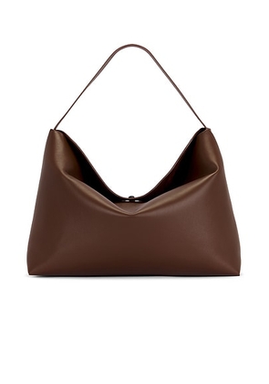 Christopher Esber Turnlock Grande Shoulder Bag in Espresso - Chocolate. Size all.