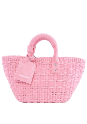 Balenciaga Sweet Pink Bistro XS Basket Tote Bag