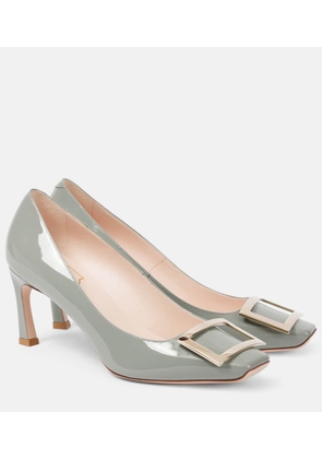 Roger Vivier Trompette 70 patent leather pumps