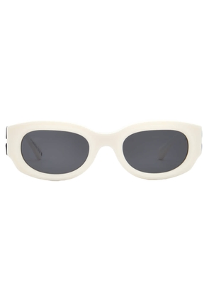 Off-White PALMER Dark Grey Oval Unisex Sunglasses OERI14E 0107 52