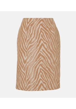 Tove Elia cotton-blend jacquard pencil skirt