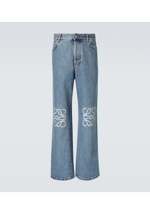 Loewe Anagram wide-leg jeans