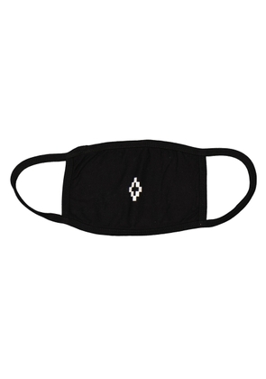 Marcelo Burlon Cross Face Mask In Black/White