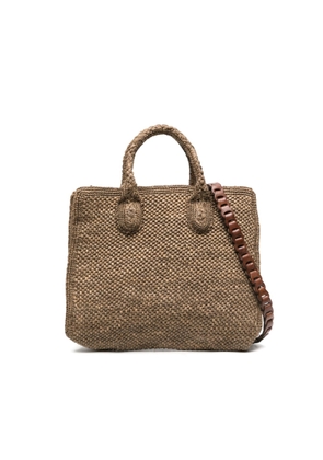 Ibeliv Rary Woven-Raffia Tote Bag