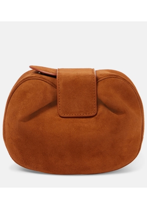 Gabriela Hearst Demi suede clutch