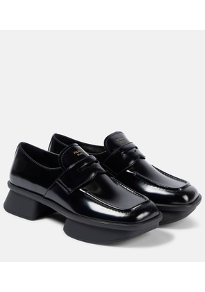 Prada Equal leather penny loafers