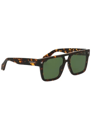 Off-White SPRINGFIELD Green Square Unisex Sunglasses OERI133 6055 56