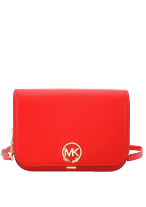 Michael Kors Delancey Medium Leather Messenger Bag