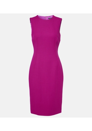 Dolce&Gabbana Wool crepe minidress