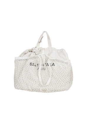 Balenciaga Logo Mesh Tote