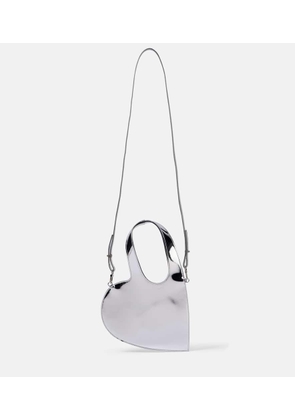 Coperni Baby Heart mirrored leather crossbody bag