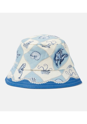 Alemais Pia linen bucket hat
