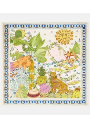 Alemais Hazel printed silk twill scarf