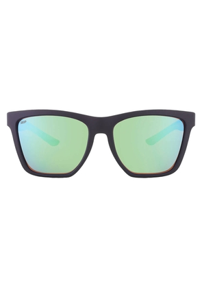 Costa Del Mar PANGA II Green Mirror Polarized Polycarbonate Square Ladies Sunglasses 6S9122 912210 57