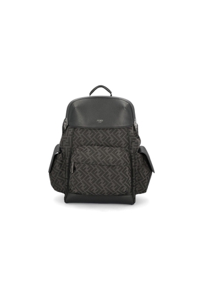 Fendi Ff Jacquard Drive Backpack