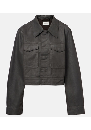 Lemaire Cropped cotton jacket
