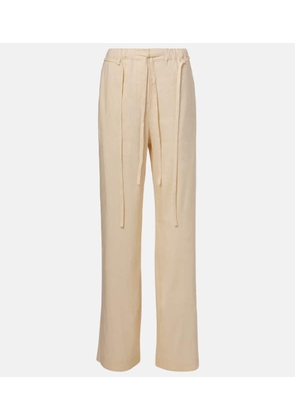 Proenza Schouler White Label Magnus linen-blend straight pants