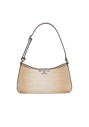 Tory Burch Eleanor Croc Embossed Slim Shoulder Bag