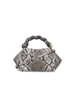 Ganni Small Braided Bow Shoulder Bag