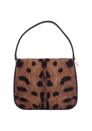 Ferragamo Small Leopard Print Framed Handbag