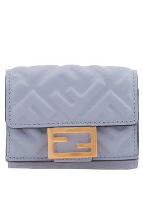 Fendi Tri-Fold Baguette Micro Wallet