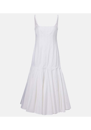 Jacquemus Agave cotton poplin midi dress