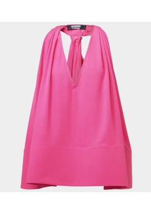 Jacquemus Norma halterneck top