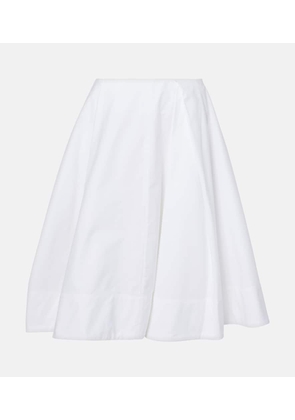 Jacquemus Salon cotton poplin midi skirt