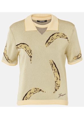 Jacquemus Marino jacquard polo shirt