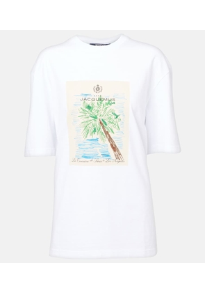 Jacquemus Marino printed cotton jersey T-shirt
