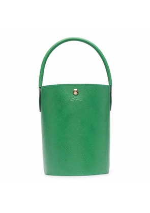 Longchamp Epure S Leather Bucket Bag - Green