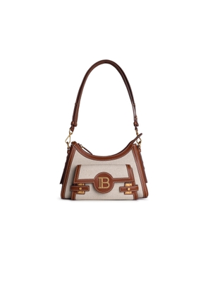 Balmain hobo B-buzz Cream Cotton Blend Bag