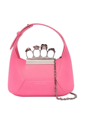 Alexander McQueen Rose The Jewelled Hobo Mini Bag