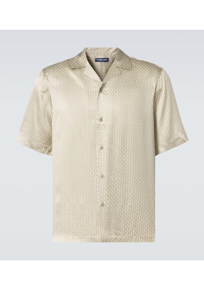 Frescobol Carioca Roberto printed silk bowling shirt