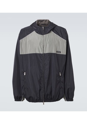 Miu Miu Logo oversized track jacket