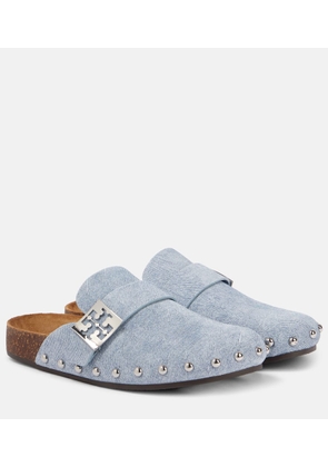 Tory Burch Mellow studded suede clogs