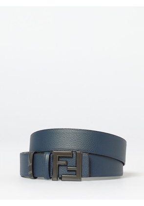 Belt FENDI Men color Blue