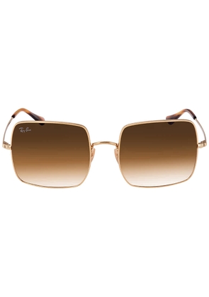 Ray Ban Square 1971 Classic Light Brown Gradient Square Unisex Sunglasses RB1971 914751 54