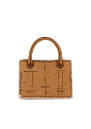 Dentro Printed Paper Mini Otto Paper Handbag